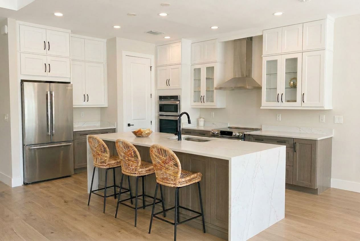Two-Tone Shaker Kitchen